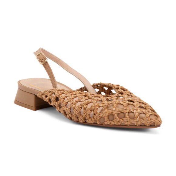 Dolce Vita Cyndi Flats Natural Woven - Picture 1 of 3